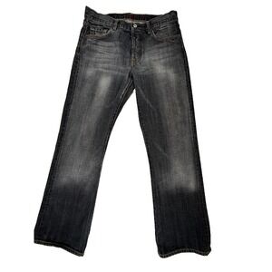 7 For All Mankind Jeans Mens 33x33 Blue Denim Straight Leg Relaxed Made in USA